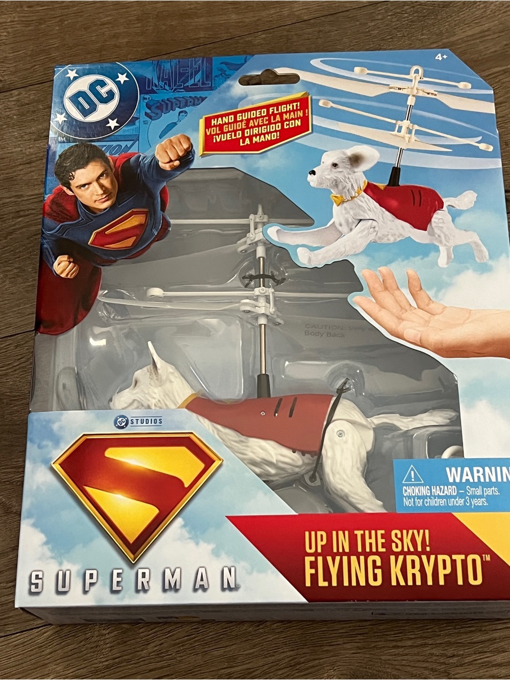 DC Comics Superman Handheld Flying Krypto Vehicle Toy New